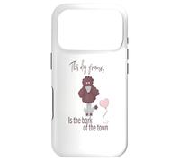 Dog Groomer Bark of the Town Pet Grooming Humor Design Case for iPhone 17 Pro