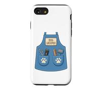 Dog Groomer Cute Pet Lover Apron Costume Paw Case for iPhone SE (2020) / 7/8
