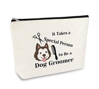 Dog Groomer Gift Pet Groomer Gift Makeup Bag Pet Grooming Cosmetic Bag Dogs Hairdresser Hair Stylist Gifts Dogs Groomer Appreciation Thank You Gift Birthday Christmas Graduation Gifts