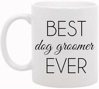 Dog Groomer Mug, 11oz White Ceramic Cup, The Coffee Corner, Unique Gift Idea, Present For Friend, Him, Her, Boyfriend, Girlfriend, Birthday, Christmas, Inspirational Quote, Pet Lover, Owner, Best Ever