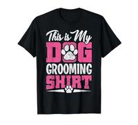 Dog Groomer Novelty This is My Dog Grooming T-Shirt, Men, Black, 4X-Large