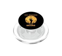 Dog Groomers Love Brains Halloween PopSockets PopGrip for MagSafe