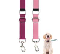 Dog grooming arm accessories, set of 2 grooming table loops with adjustable nylon ring, adjustable sturdy loop ring, care accessories, nylon lead for small, medium, large dog breeds