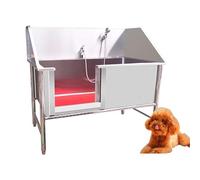 Dog Grooming Bath Tub Stainless Steel Dog Cat Washing Station for Large Dogs,Pet Dog Bathing Station,Dog Washing Station,Dog Tub,Dog Grooming Tub,Dog Bathtub,Washing Sink for Home,for Home,P
