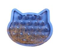 Dog Grooming Brush - Cat Shower Massage Scrubber, Portable Cleaning Tool | Residual Dirt Removal 9.5x7.5x2.8cm for Small Cat Puppies, Me