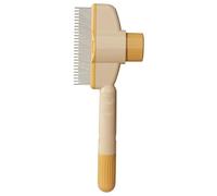 Dog Grooming Brush - Self-Cleaning Anti-Hair Loss Brush with Undercoat Removal - Dog Grooming Accessory for Cleaning Bathroom Home Care Kittens Puppies