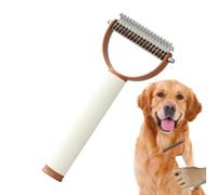 Dog Grooming Comb | Ergonomic Handle Elimination Knots - Comb Rake Undercoat Cats | For Puppies And In The Bathroom, Shelter, Living Room And Travel