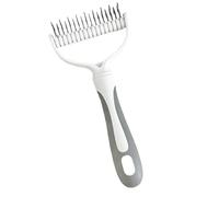 Dog Grooming Comb - Pet Hair Detangling Tool, Double-Sided Needle Comb For Dogs, Bichon Frise, And Long-Haired Cats | Grooming Brush For Home Use, Keeps Pet Hair Smooth, Tangle-Free