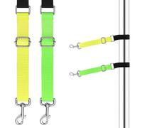 Dog Grooming Extension Strap 2 Pcs Adjustable Dog Grooming Table Loop, Groomers Helper Grooming Loop, Secure and Stable Grooming Loops for Dogs Groomers, Waterproof Grooming arm Extender