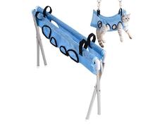 Dog Grooming Hammock - 8-Hole Cat Grooming Solution - Pet Nail Clipping Hanger,for Cats Dogs Kitten Small Medium Large Breed Indoor Home Hair Cutting Ear Cleaning Teeth Brushing