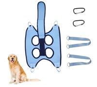 Dog Grooming Hammock - Breathable Nail Trimming Sling, Blue Secure Support Harness Adjustable Design, Calm Handling Tool | Home Grooming Care for Dogs Cats Stress Free Maintenance
