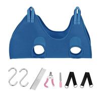 Dog Grooming Hammock for Large & Giant Dogs, Pet Grooming Sling- Comfortable & Safe Grooming Harness for Stress-Free Nail Trimming for L Dogs