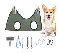 Dog Grooming Harness - Protective Dog Hammock, 10pcs Pet Nail Trimming Hammock Kit, Trimmings Kit | Pet Nails Filing Board Set, Dogs Nail-cutting Hammocks For Nail Trimming, Ear Cleaning, Bathing
