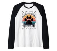 Dog Grooming Humor I Am Silently Judging Your Dog's Hair Raglan Baseball Tee