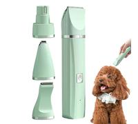 Dog Grooming Kit | Electric Shaver, 4 in 1 Silent Cordless Kit for Claws, Hair, Face, Ears, Paws