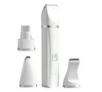 Dog Grooming Kit - Paw Clipper | 4 in 1 Silent Cordless Kit for Claws, Tangle Hair, Face, Ears, Paws