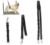 Dog Grooming Loop, 3PCS Retractable Adjustable Groomers Helper with D-Rings, Quick Release Dog Grooming Leash, Arm Extender for Dogs Hair Cutting Washing