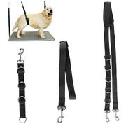 Dog Grooming Loop, 3PCS Retractable Adjustable Groomers Helper with D-Rings, Quick Release Dog Grooming Leash, Arm Extender for Dogs Hair Cutting Washing