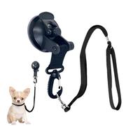 Dog Grooming Loops - 19.69 Inch Pet Bath Tether With 2.68 Suction Cup, Adjustable ABS Nylon Stainless Steel Safety Rope, Shower Fixing Strap Stable Hold Design | Cat Restraint Tool for Bathing Hospita