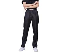 Dog Grooming Pants - Lightweight Hair Resistant Waterproof Quick Dry Breathable Work Trousers with Elastic Waist Pockets for Pet Groomers Salon Shop Hospital Black (L)