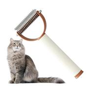 Dog Grooming Rich, Non-Slip Handle, Hair Removal and Massager for Long Coat, Gentle Grooming Device, Ideal for Thick-Haired Dogs, Puppies, Kittens and Daily Pet Care