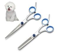 Dog Grooming Scissors Hairdressing Scissors Pet Cat Hair Cutting Trimming Scissor for Hairdressing Hair Cutting Thinning and Texturizing Thinning Scissors for Men Women Children Pets Home Salon Barber