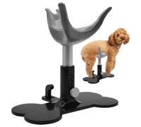 Dog Grooming Stand, 5.7"-7.3" Adjustable Dog Grooming Chair Silicone Support Stand for Bathing Trimming Keeps Dogs Standing Up for Large & Small Dogs, Grey.