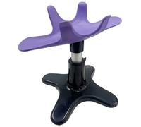Dog Grooming Stand Adjustable Height Rotatable Dog Stand for Grooming Rubber Pet Support Holder for Bathing Trimming Purple for Breeding ..