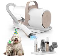 Dog Grooming Vacuum, Pet Grooming Kit, Dog Clipper Nail Trimmer Grinder, 2.5L Dust Cup 7 Grooming Tools 11000Pa Dog Vacuum for Shedding Grooming, Pet Grooming Vacuum for Dogs, Home Cleaning, PG50 Plus