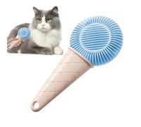 Dog Grooming with Massage Function, Ergonomic Hanging Design to Remove Loose Hair | Soft Grooming for Puppies, Cats, Small and Large Breeds with Undercoat at Home,