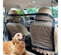 Dog Guard for Car Boot 115 x 62 cm Car Dog Guard Car Divider for Dogs Adjustable Barrier with Adjusting Rope and Hooks Boot Divider for Dogs Mesh Back Seat Barrier Net - MPV, SUV and Sedans