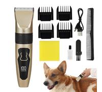 Dog Hair Clipper, Pet Hair Clipper, Cordless Rechargeable Electric Kit Silent for Paw Ears Face Care Home Travel