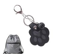Dog Hair Collector Key Chain | Paw Shaped Pet Keepsake Keyring Pendant | Pendant Bag Charm for Women Men Kids Students Animal Lovers Purse Travel Car Holiday Birthday