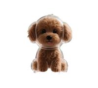 Dog Hair Collector Keychain Bag Charm Memorial Storage Box,Dog Hair Holder Keyring, Cute Pet Hair Collection Bottle, Memorial Gift for Pet Lovers (A)