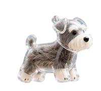 Dog Hair Collector Keychain Charm Memorial Storage Box,Pet Hair Memorial Keepsake,Transparent Cute Keychain,Dog Hair Holder Keyring,Cute Pet Hair Collection Bottle,Memorial Gift for Pet Lovers (B)