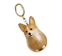 Dog Hair Collector Keychain - Transparent Pet Keepsake Ornament for Daily Travel, Lightweight Design with Pendant Function, Multi-Purpose Key Holder for Handbag, Purse, Car, Backpack, 1.85x1.18 Inches
