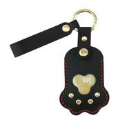 Dog Hair Collector Keyring - Paw Shaped Decorative Keepsake Pet Pendant - Collectible Cat Portable for Adults Children Teenagers Daily Use Travel School