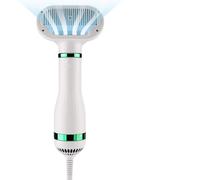 Dog Hair Dryer, 3 in 1 Portable Pet Grooming Blower with Slicker Brush, Adjustable Temperature, Perfect Home Pet Care for Dogs, Cats
