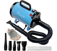 Dog Hair Dryer - Adjustable Speed & Temperature 2800W Dog Grooming Dryer, Quiet Blower with Cool & Hot Air, Lightweight & Portable, Ideal for Home and Professional Grooming