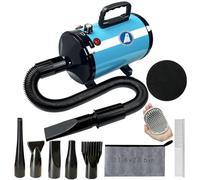 Dog Hair Dryer - Adjustable Speed & Temperature 2800W Dog Grooming Dryer, Quiet Blower with Cool & Hot Air, Lightweight & Portable, Ideal for Home and Professional Grooming