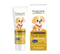 Dog Hair Dye - 3.8x3.8x15.3cm Safe Pet Coloring Cream | Bright Vibrant Long-Lasting Hair Color | For Cats Puppies Medium Large Dogs Grooming Shows Parties Cosplay Home Studio Photoshoots
