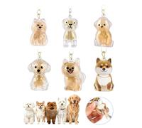 Dog Hair Holder Keychain | Hair Storage Bottle | Pet Fur Keepsake - Hold Fur & Keys in 6 Heart-Touching Styles, Always Keep Your Beloved Dog Close, Engravable Pet Memorial Gift for Owners