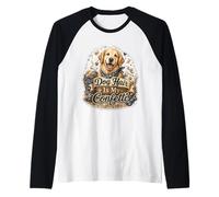 Dog Hair is My Confetti Pet Owner Humor Raglan Baseball Tee
