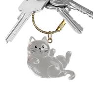 Dog Hair Key Chain - Cute Keepsake Hair Keyring for Cherished Pet Memories, Clear Acrylic Pendant with Durable Attachment, Memorial Key Chain for Men Collection Backpack Purse Bag Women Charm