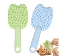 Dog Hair Remover Brush | Multipurpose Cat Shedding Brush | 2X Cute Grooming Comb, Portable Cat Brush for Clothes, Felt, Sofas, Tweed