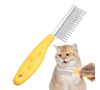 Dog Hairbrush - Cats Flea Hair Grooming Comb | Pets Combs Hairbrush, Cat Dog Grooming Combs for Gently Removes Loose Undercoat Flea, 6.97x0.94 inches