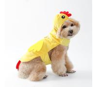 Dog Halloween Chicken Costume, Pet Halloween Costume Adjustable Funny Outfit Cute Animal Cosplay Clothes for Small Medium Dog(Large)