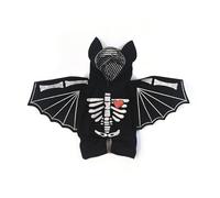 Dog Halloween Clothes Bat Wing Skeleton Halloween Theme Clothes Skeleton Pullover Spring Puppy Pajamas