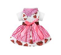 Dog Halloween Costume Cowgirl Dress (Large)