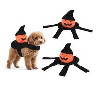 Dog Halloween Costume, Fancy Pet Dog Pumpkin Costumes, Funny Dogs Outfit for Halloween Party Decorations Pets Birthdays Festivals, Chucky Puppy Clothes Cat Cosplay Costume for Small Dogs Cats (L)
